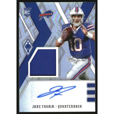 2020 Panini Phoenix Rookie Premiere Jersey Autographs #8 Jake Fromm/75