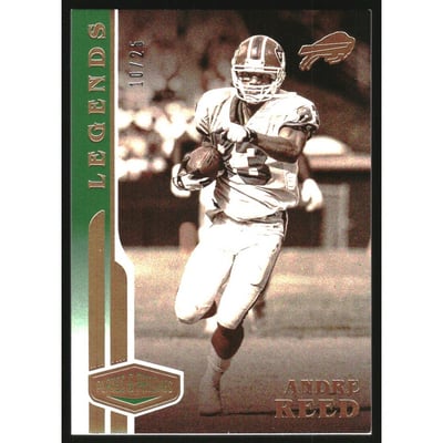 2020 Panini Plates and Patches Green #134 Andre Reed LEG