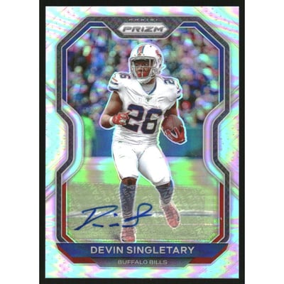 2020 Panini Prizm Autographs Prizms #2 Devin Singletary