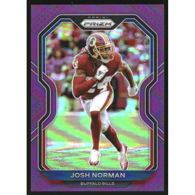 2020 Panini Prizm Prizms Purple #8 Josh Norman