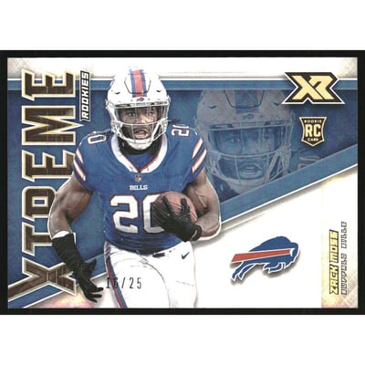 2020 Panini XR Xtreme Rookies White #29 Zack Moss