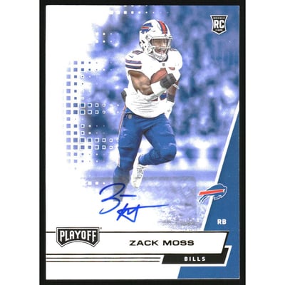 2020 Playoff Rookie Autographs #232 Zack Moss