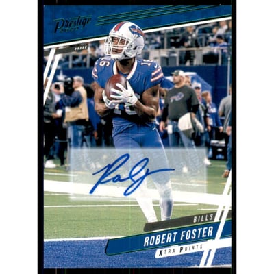 2020 Prestige Xtra Points Signatures Green #21 Robert Foster