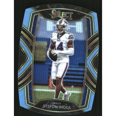 2020 Select Prizm Light Blue Die Cut #242 Stefon Diggs
