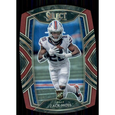 2020 Select Prizm Maroon Die Cut #269 Zack Moss