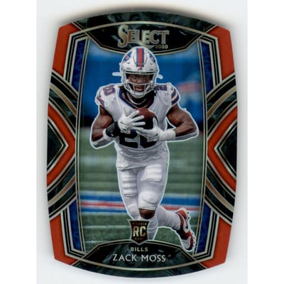 2020 Select Prizm Red Die Cut #269 Zack Moss
