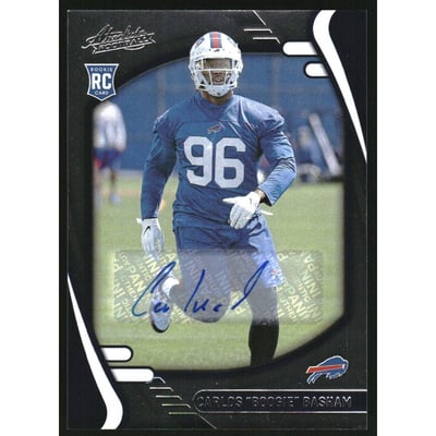 2021 Absolute Signature Rookies #151 Carlos Boogie Basham