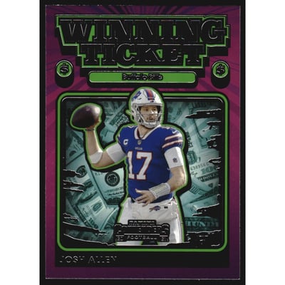 2021 Panini Contenders Winning Ticket #4 Josh Allen