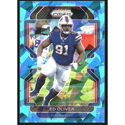 2021 Panini Prizm Prizms Blue Ice #180 Josh Jacobs