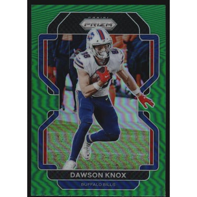 2021 Panini Prizm Prizms Green #116 Dawson Knox