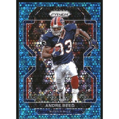 2021 Panini Prizm Prizms No Huddle Blue #124 Andre Reed