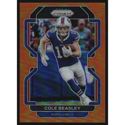 2021 Panini Prizm Prizms Orange #115 Cole Beasley