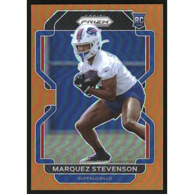 2021 Panini Prizm Prizms Orange #407 Marquez Stevenson