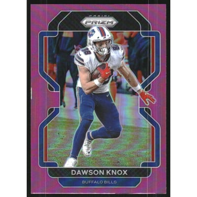 2021 Panini Prizm Prizms Pink #116 Dawson Knox
