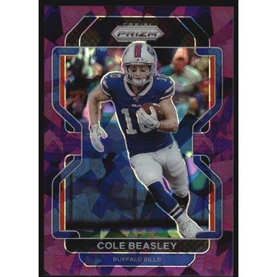 2021 Panini Prizm Prizms Purple Ice #115 Cole Beasley