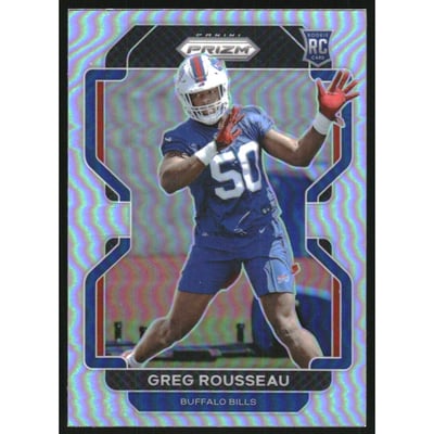 2021 Panini Prizm Prizms Silver #434 Greg Rousseau