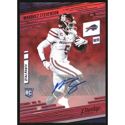 2021 Prestige Xtra Points Signatures Premium Red #240 Marquez Stevenson