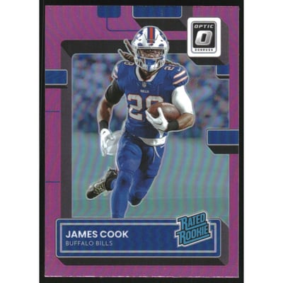 2022 Donruss Optic Pink #215 James Cook RR