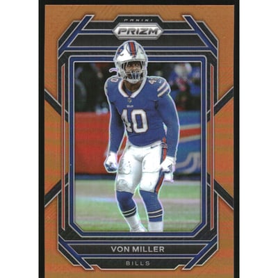2022 Panini Prizm Prizms Orange #34 Von Miller