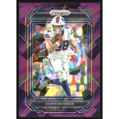 2022 Panini Prizm Prizms Purple Ice #33 Dawson Knox