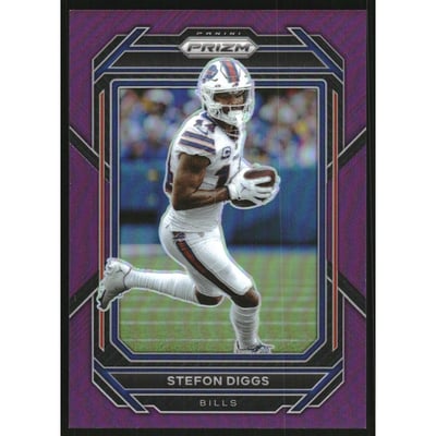 2022 Panini Prizm Prizms Purple #31 Stefon Diggs