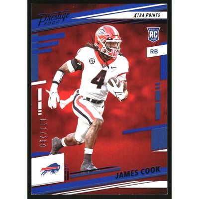 2022 Prestige Xtra Points Blue #347 James Cook