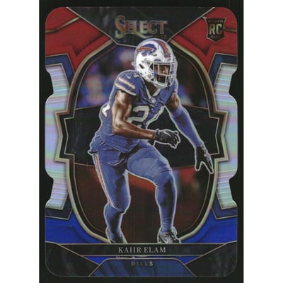 2022 Select Prizm Red and Blue Die Cut #98 Kaiir Elam