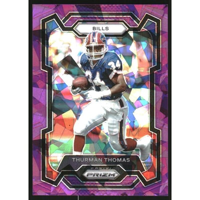 2023 Panini Prizm Prizms Purple Ice #34 Thurman Thomas