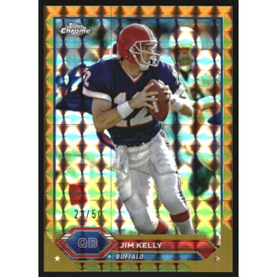 2023 Topps Composite Chrome Gold Geometric Refractors #46 Jim Kelly