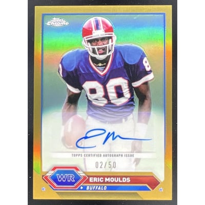 2023 Topps Composite Chrome Gold #TCA-EMO Eric Moulds Auto /50