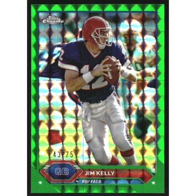2023 Topps Composite Chrome Green Geometric Refractors #46 Jim Kelly
