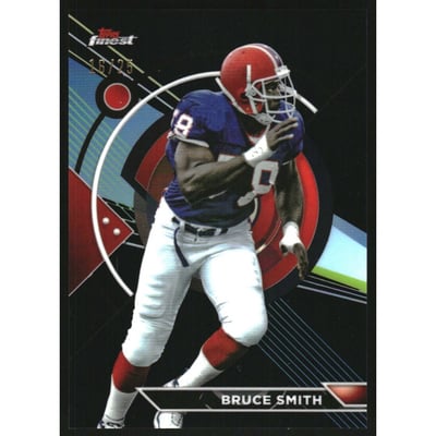 2023 Topps Composite Finest Black Refractors #155 Bruce Smith