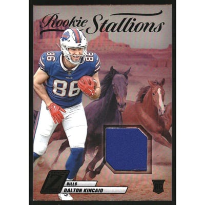 2023 Zenith Rookie Stallions Jerseys #8 Dalton Kincaid