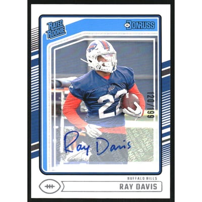 2024 Donruss Rated Rookies Autographs #316 Ray Davis