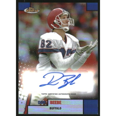 2024 Finest Flashback Autographs Refractors #FBADBE Don Beebe