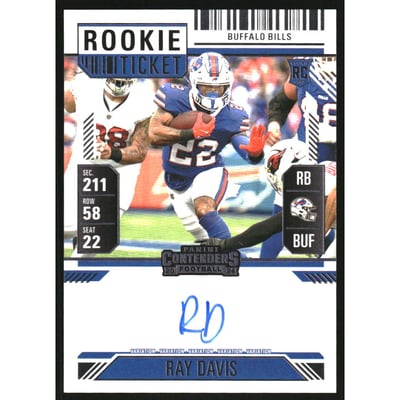 2024 Panini Contenders Variation #137 Ray Davis