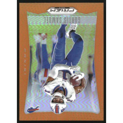 2024 Panini Prizm Deca Prizms Orange #30 Curtis Samuel