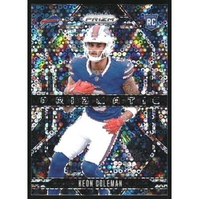 2024 Panini Prizm Prizmatic Prizms No Huddle #15 Keon Coleman