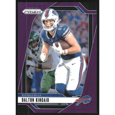 2024 Panini Prizm Prizms Purple #30 Dalton Kincaid