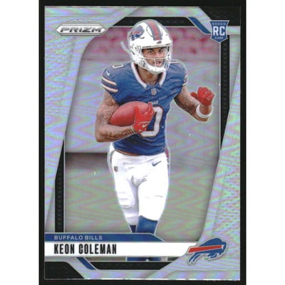 2024 Panini Prizm Prizms Silver #362 Keon Coleman