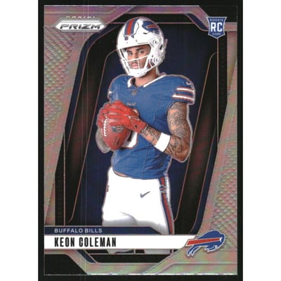 2024 Panini Prizm Rookie Variations Prizms Silver #23 Keon Coleman
