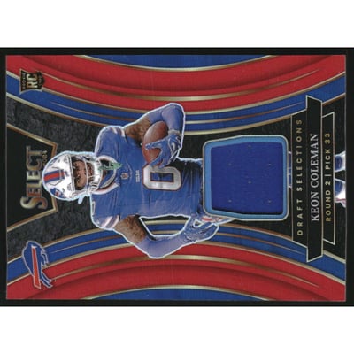 2024 Select Draft Selections Memorabilia Prizm Red #16 Keon Coleman