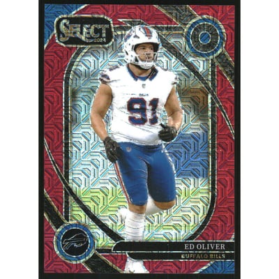 2024 Select Prizm Red #254 Ed Oliver/49