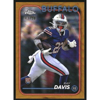 2024 Topps Chrome Gold Wave Refractors #253 Ray Davis