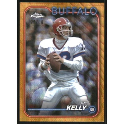 2024 Topps Chrome Gold Wave Refractors #7 Jim Kelly