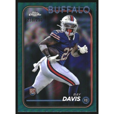 2024 Topps Chrome Teal Refractors #253 Ray Davis