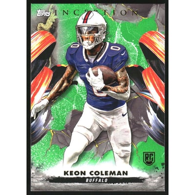 2024 Topps Inception Green #171 Keon Coleman