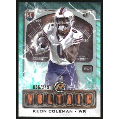 2024 Topps Resurgence Voltaic Aqua Surge #V11 Keon Coleman