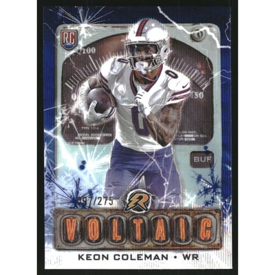 2024 Topps Resurgence Voltaic Navy Surge #V11 Keon Coleman