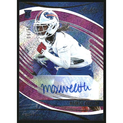 2025 Absolute Signatures Purple Rain #159 Maxwell Hairston